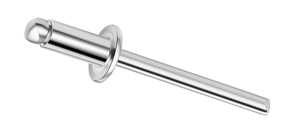 Extruded blind rivet